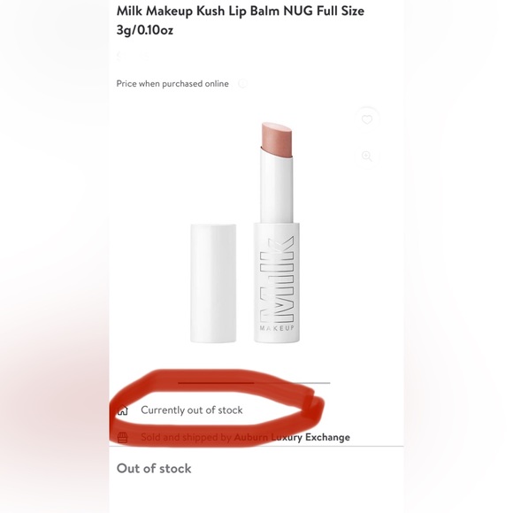 NIB Lip Balm, Milk Makeup “ Kush Lip Balm, “ Color: Nug, Vegan & Cruelty-Free - Picture 9 of 13